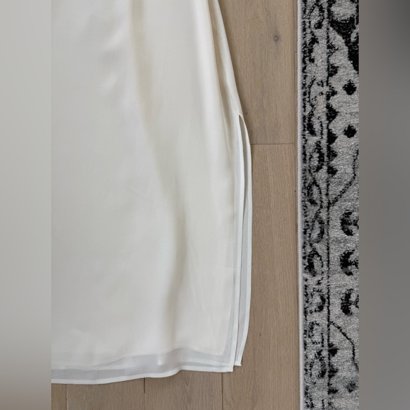 Reformation Besse Dress Ivory 0 Tie Straps Midi Dress - Picture 4 of 6